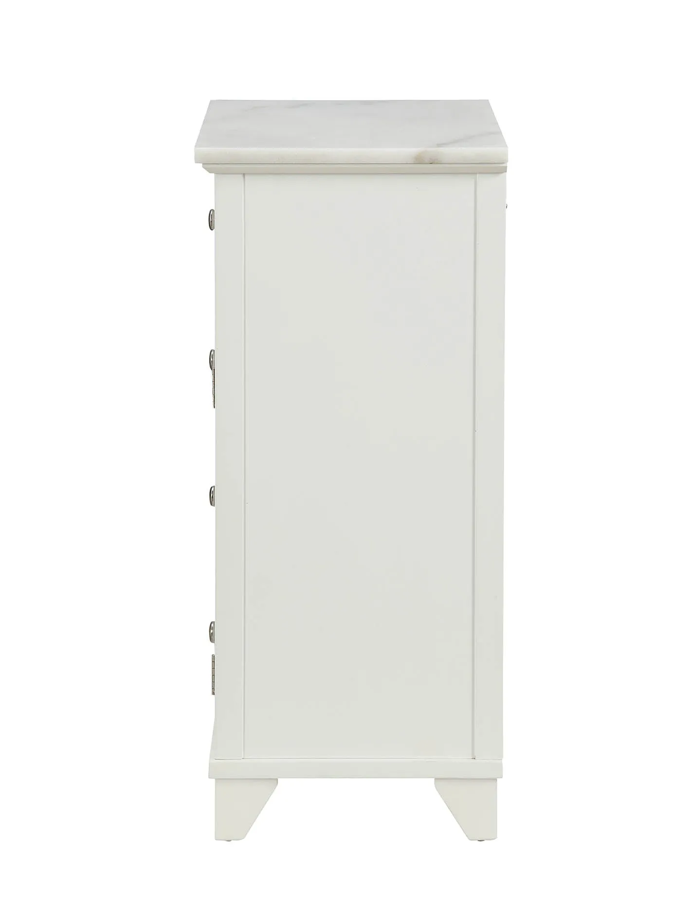 16" X 13" X 30" White Stunning Cabinet
