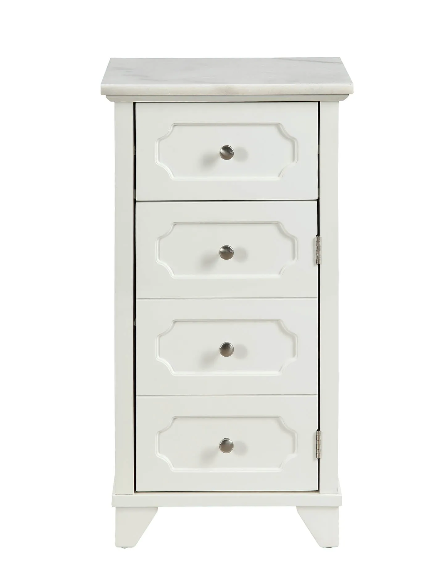 16" X 13" X 30" White Stunning Cabinet