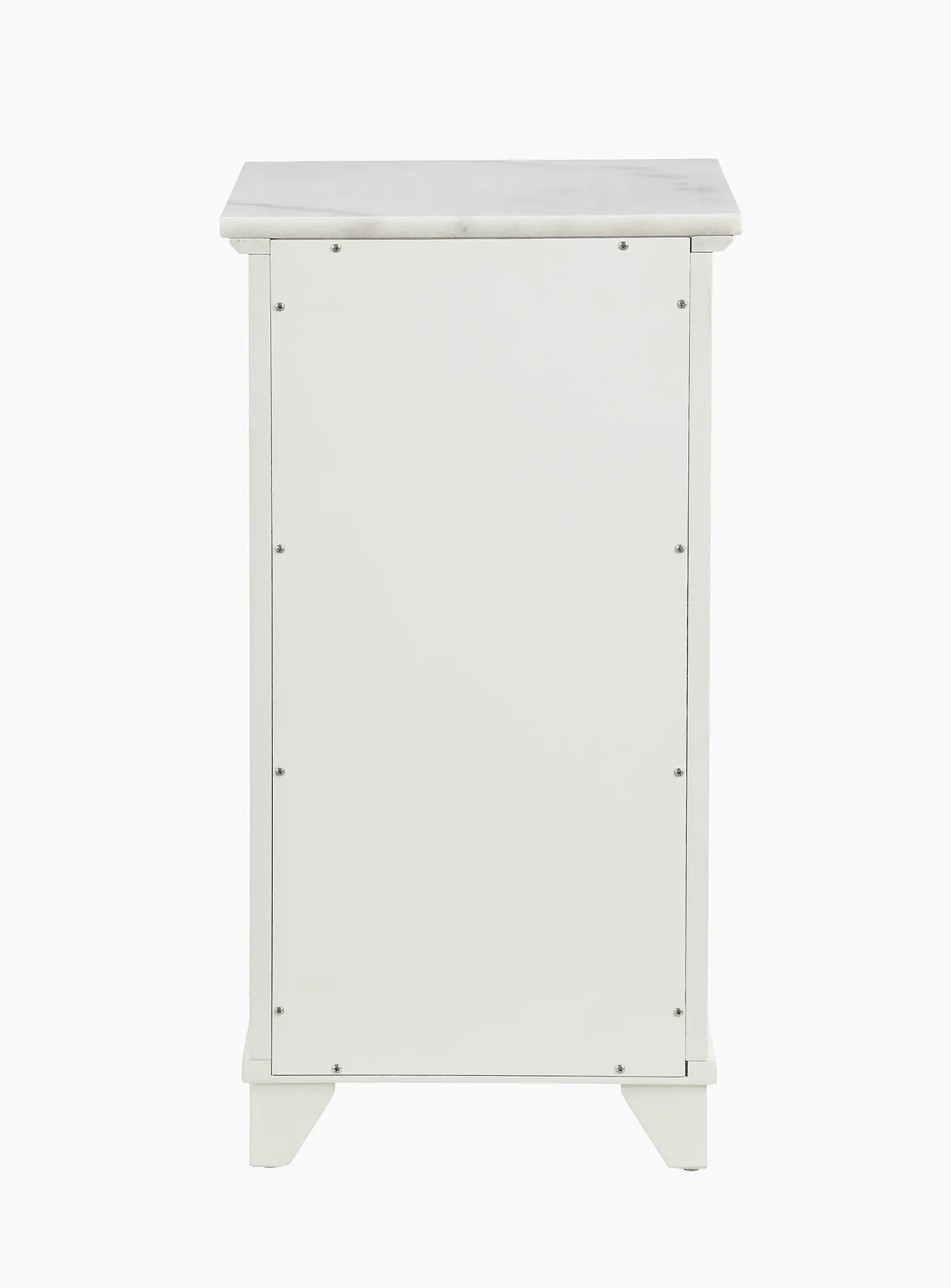 16" X 13" X 30" White Stunning Cabinet