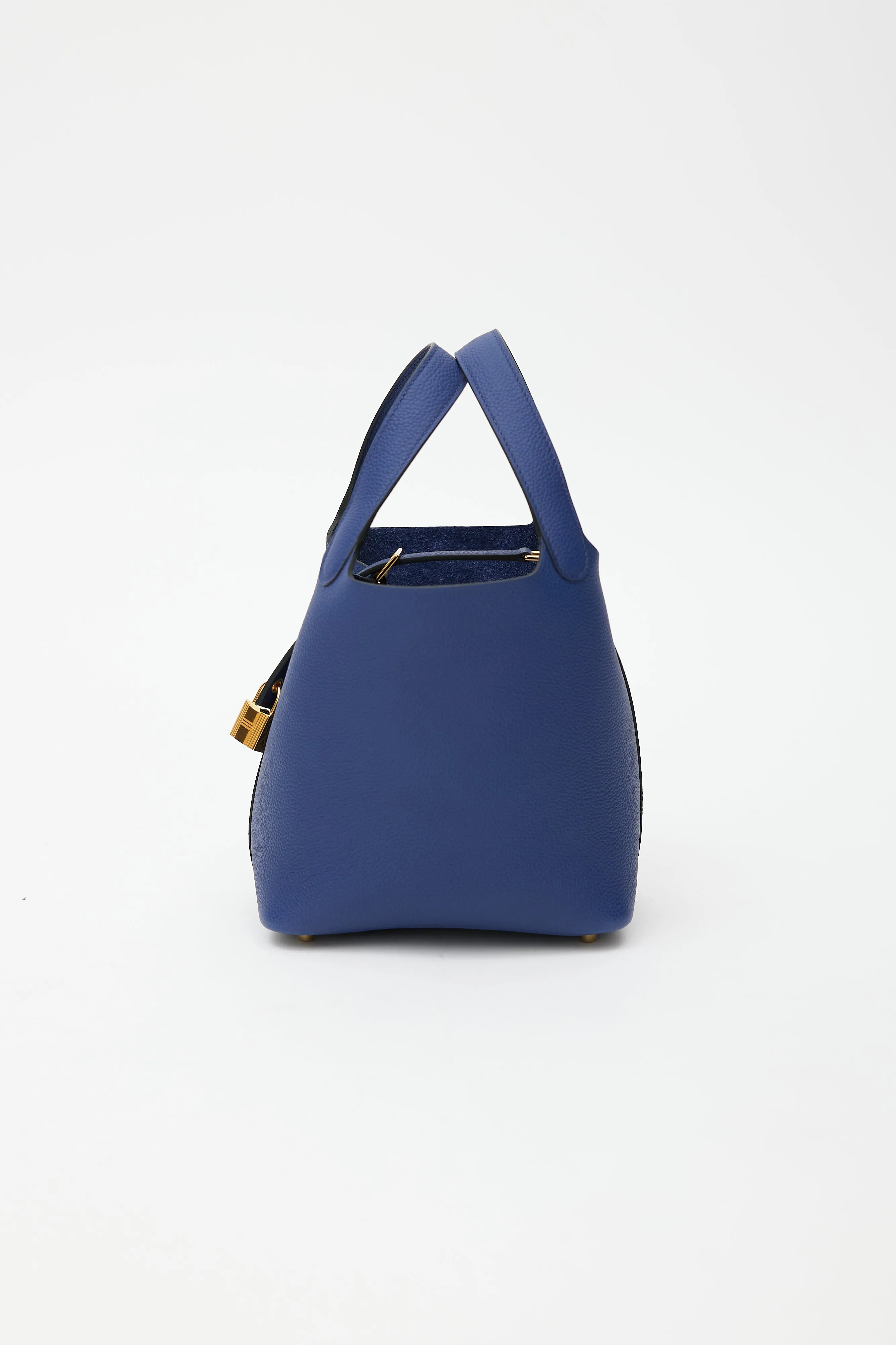 2022 Bleu Saphir Picotin Lock 18 Bag