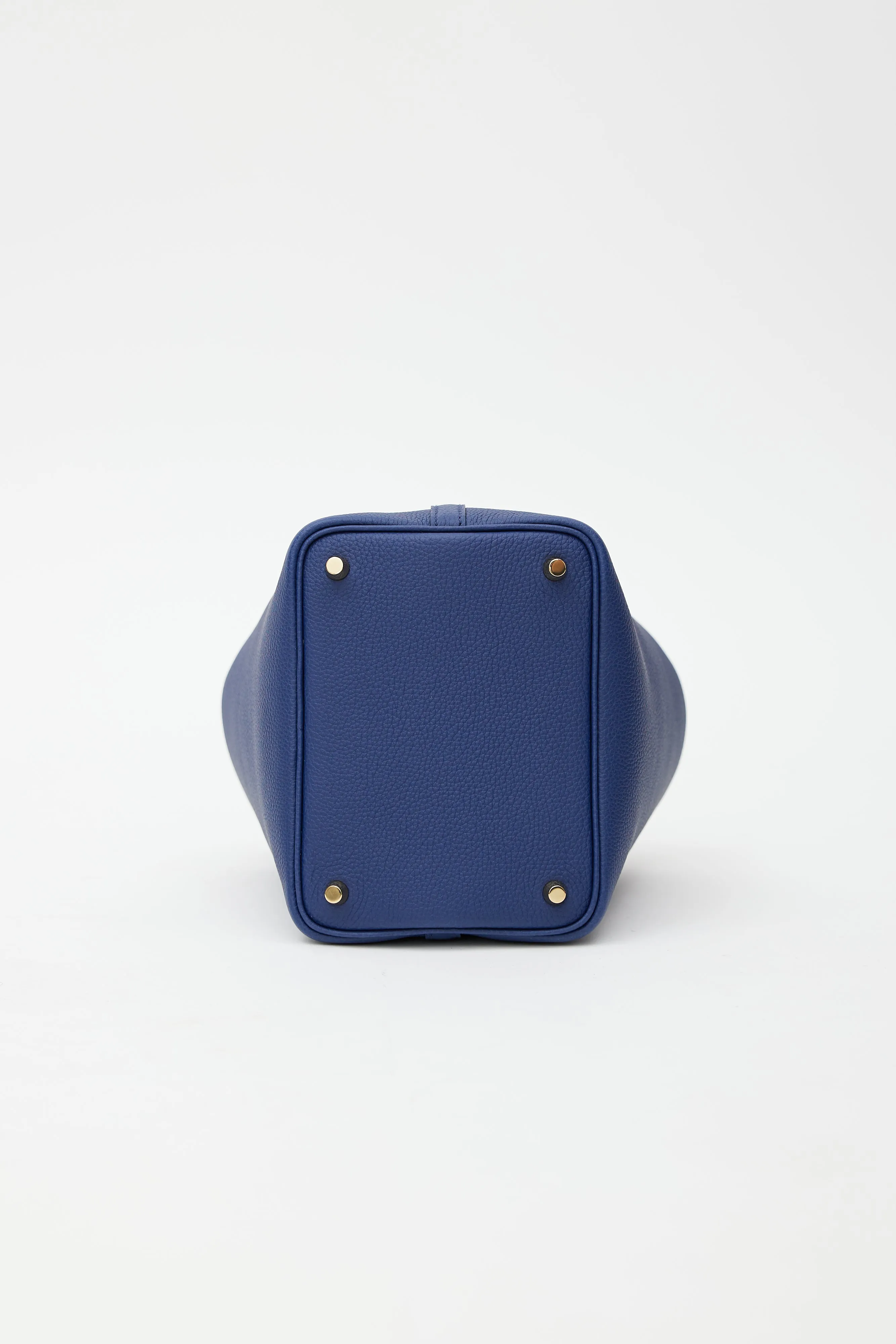 2022 Bleu Saphir Picotin Lock 18 Bag