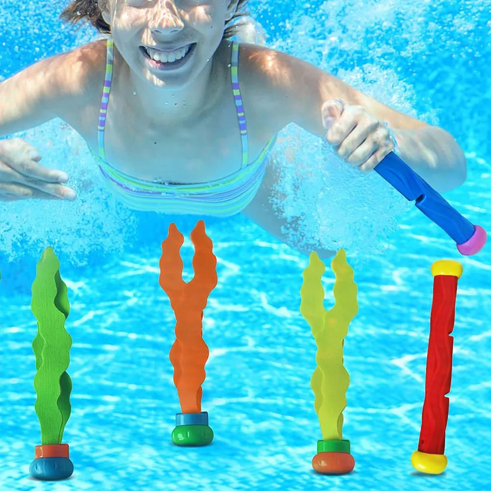 34Pcs Set Pool Diving Swimming Toys for Kids Summer Underwater Game Toys
