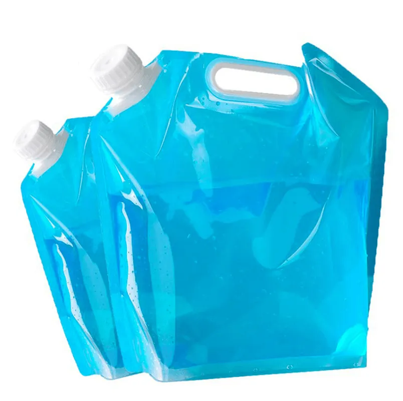 5L/10L Portabl Foldable Water Bags Collapsible Water Tank Cooking Picnic BBQ Water Container Bag Carrier Car Water Container