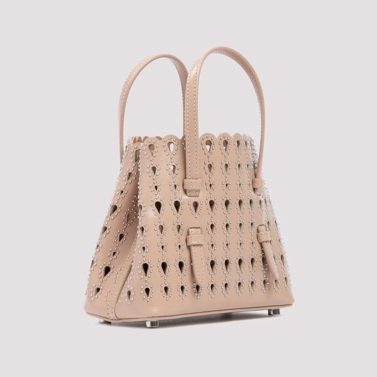 Alaïa Laser-Cut Small Top Handle Bag