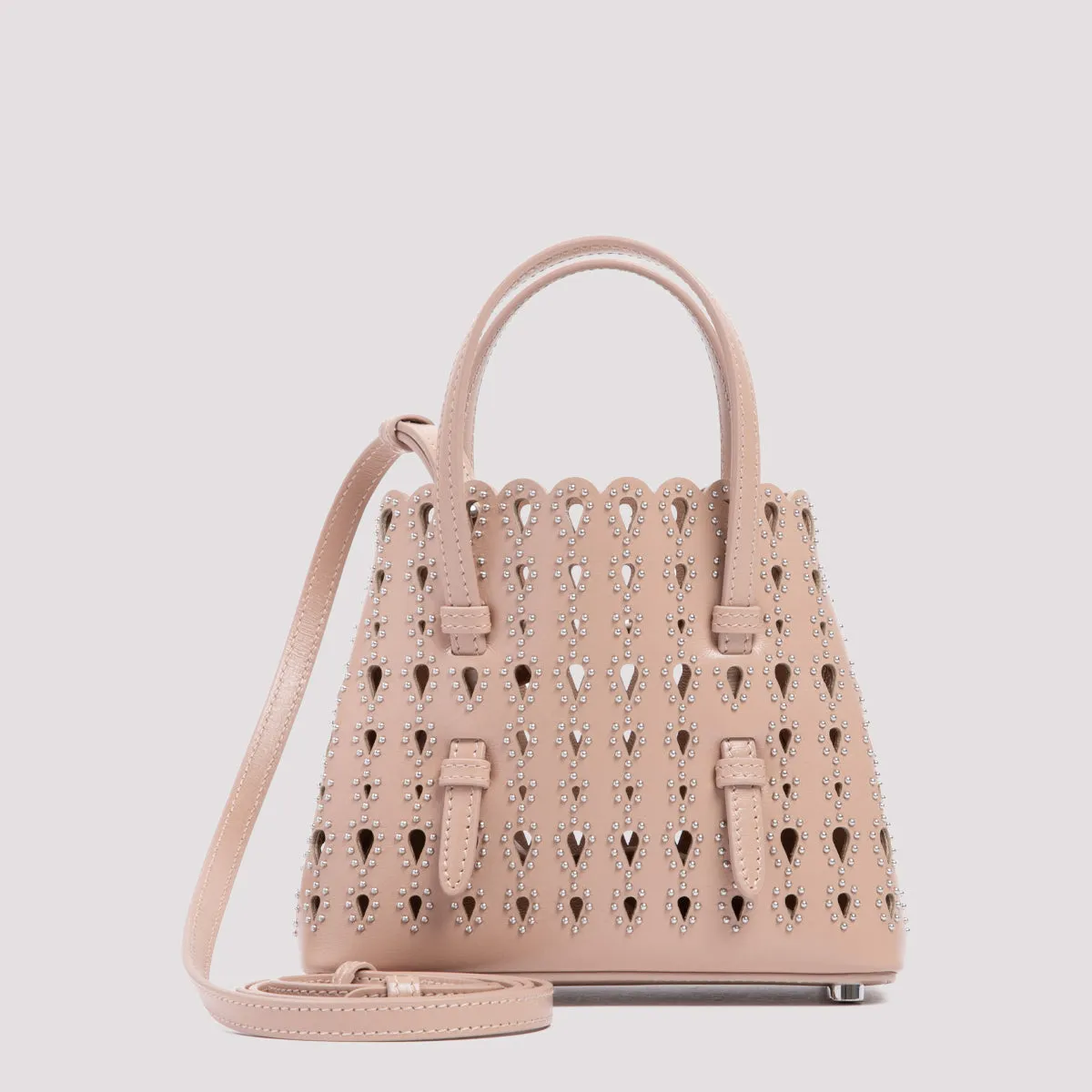 Alaïa Laser-Cut Small Top Handle Bag