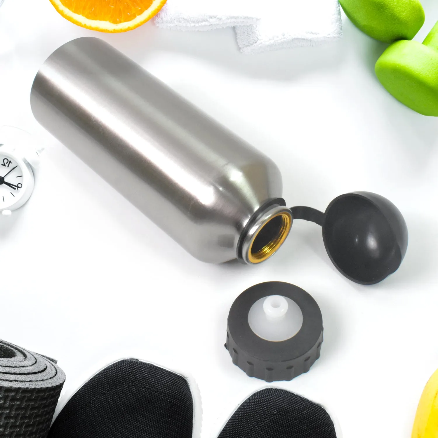Aluminium Sports Water Bottle for Gym (500ml Capacity)