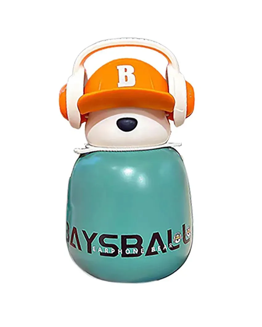 Baseball Bear Kids Stainless Steel Water Bottle | 460 ml