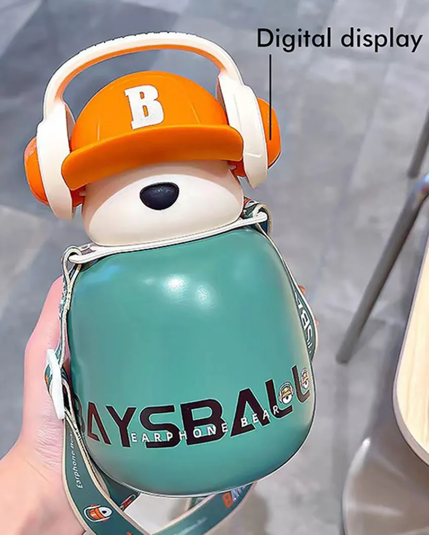 Baseball Bear Kids Stainless Steel Water Bottle | 460 ml
