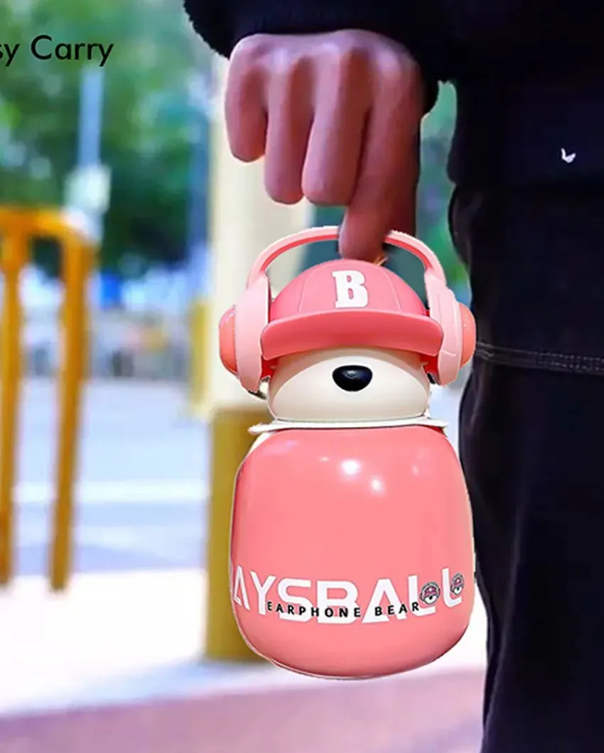Baseball Bear Kids Stainless Steel Water Bottle | 460 ml