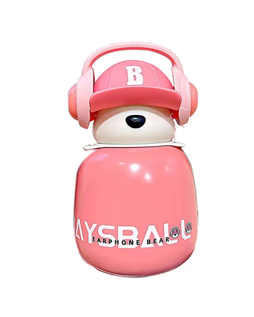 Baseball Bear Kids Stainless Steel Water Bottle | 460 ml