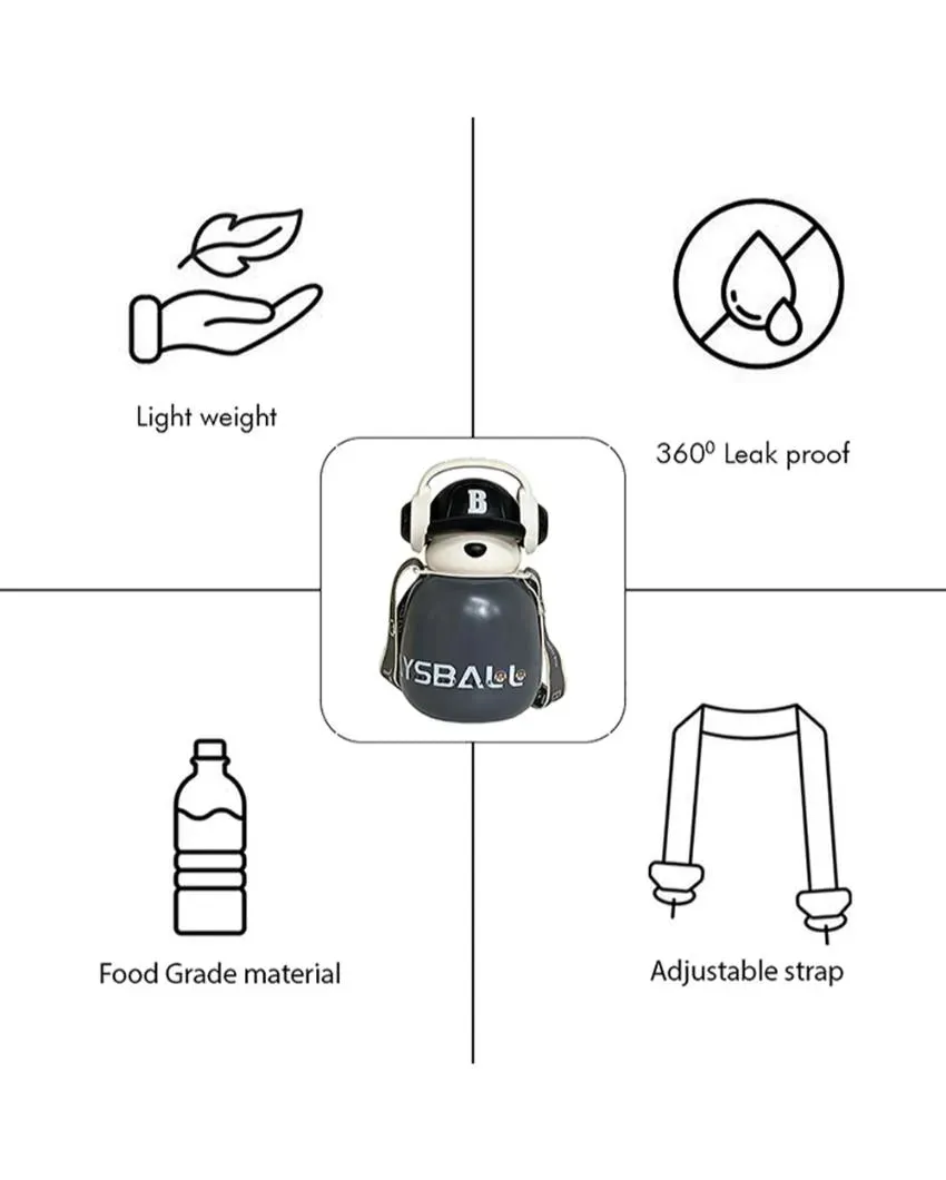 Baseball Bear Kids Stainless Steel Water Bottle | 460 ml