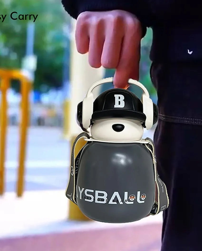 Baseball Bear Kids Stainless Steel Water Bottle | 460 ml