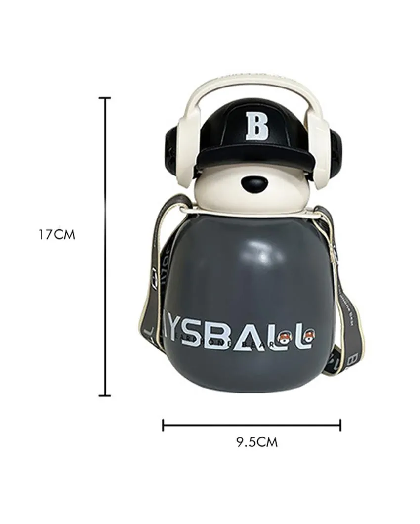 Baseball Bear Kids Stainless Steel Water Bottle | 460 ml