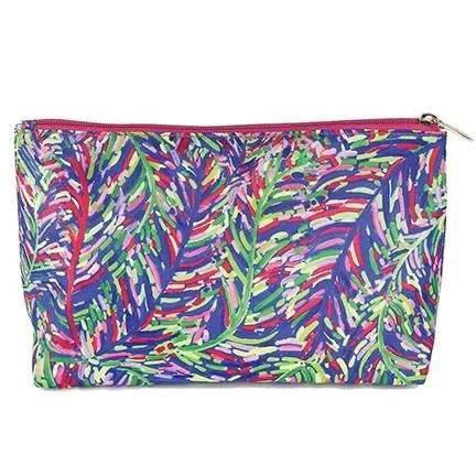 Blue Frond Travel Pouch