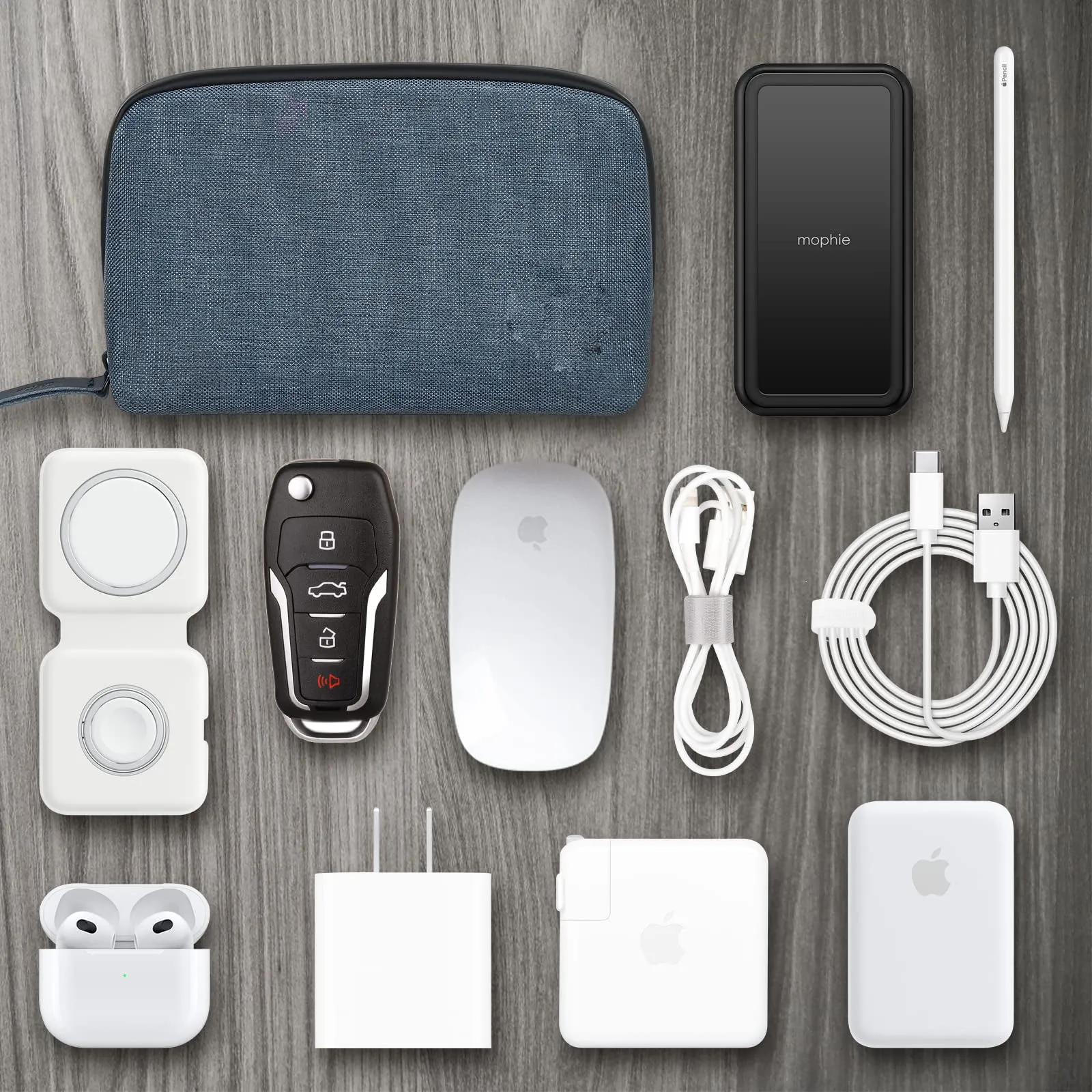 Cable organizer bag ,Waterproof cable organizer travel Electronic organizer on the go for USB