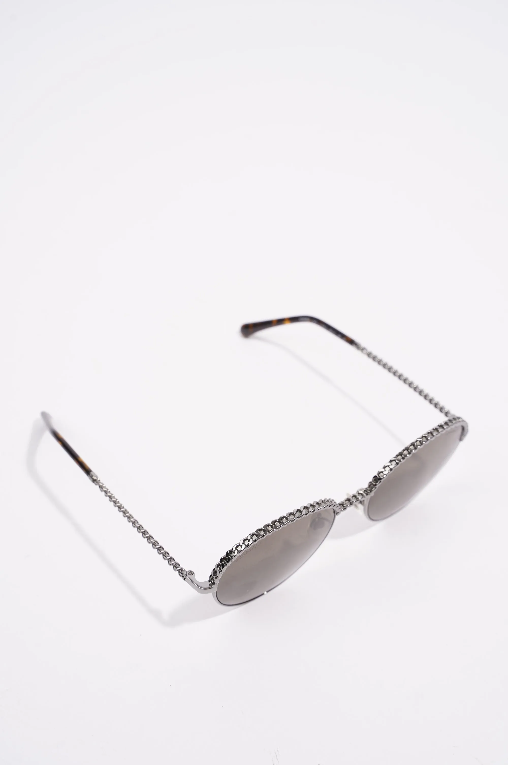 Chanel 4242 Sunglasses Black   Silver 135