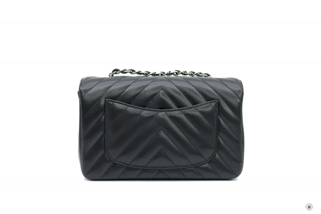Chanel A69900 Y60594 CC Chervon  Black   94305 Lambskin 20CM Shoulder Bags Shw