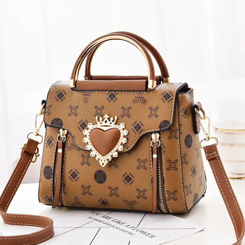 Charming Print Designer-Inspired Handbag