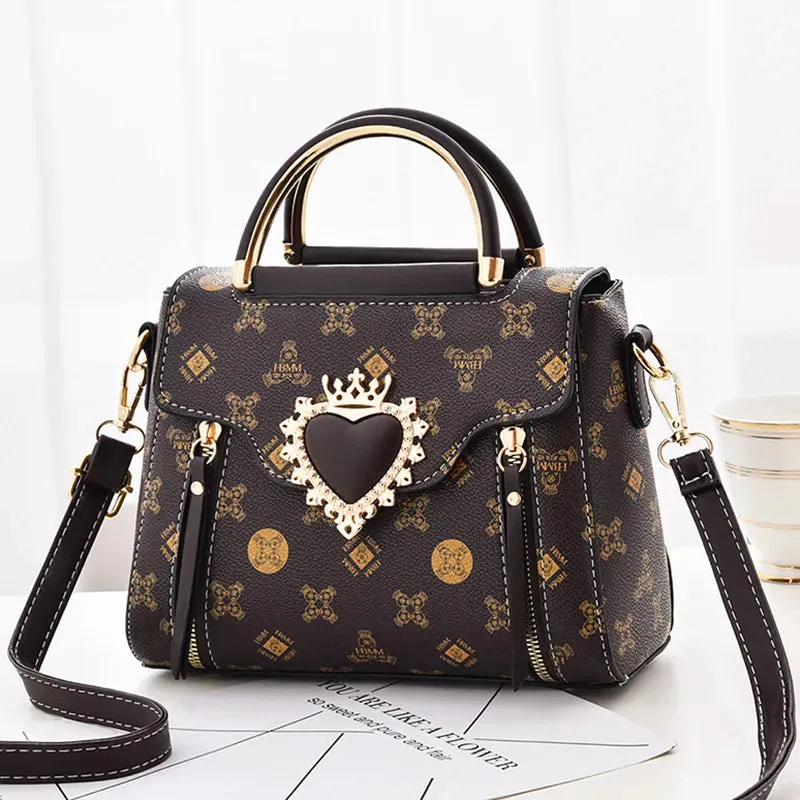 Charming Print Designer-Inspired Handbag