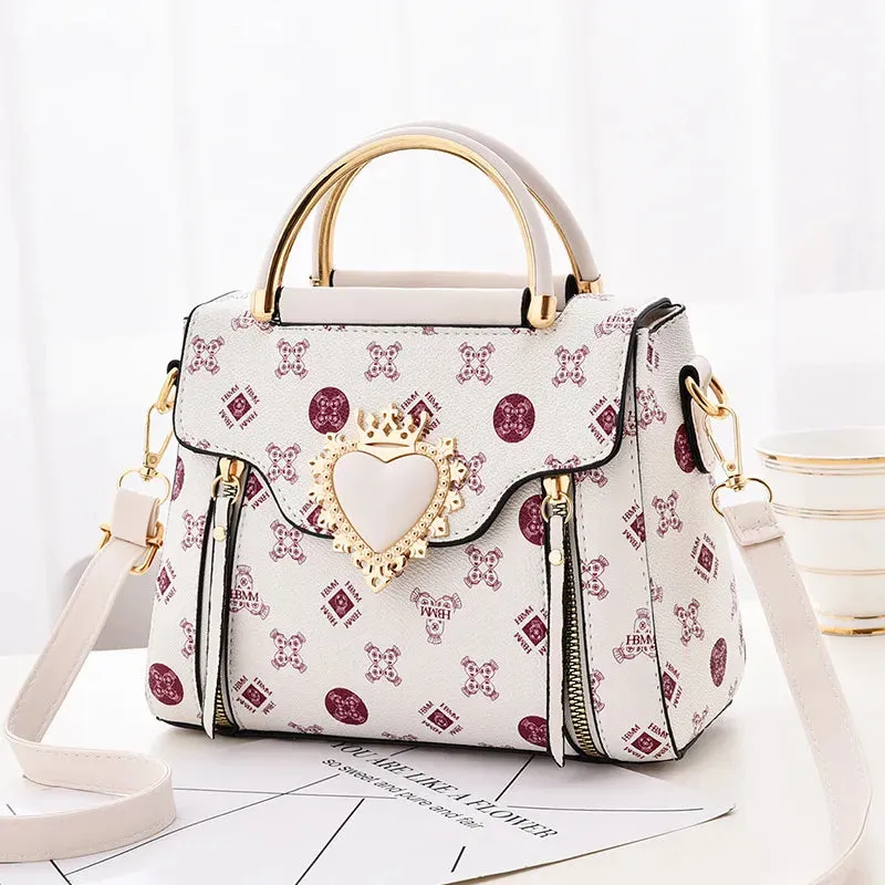 Charming Print Designer-Inspired Handbag