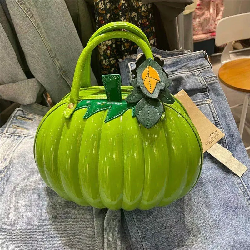 Chh Chrome Heart Leather Bag Pumpkin Bag Styling