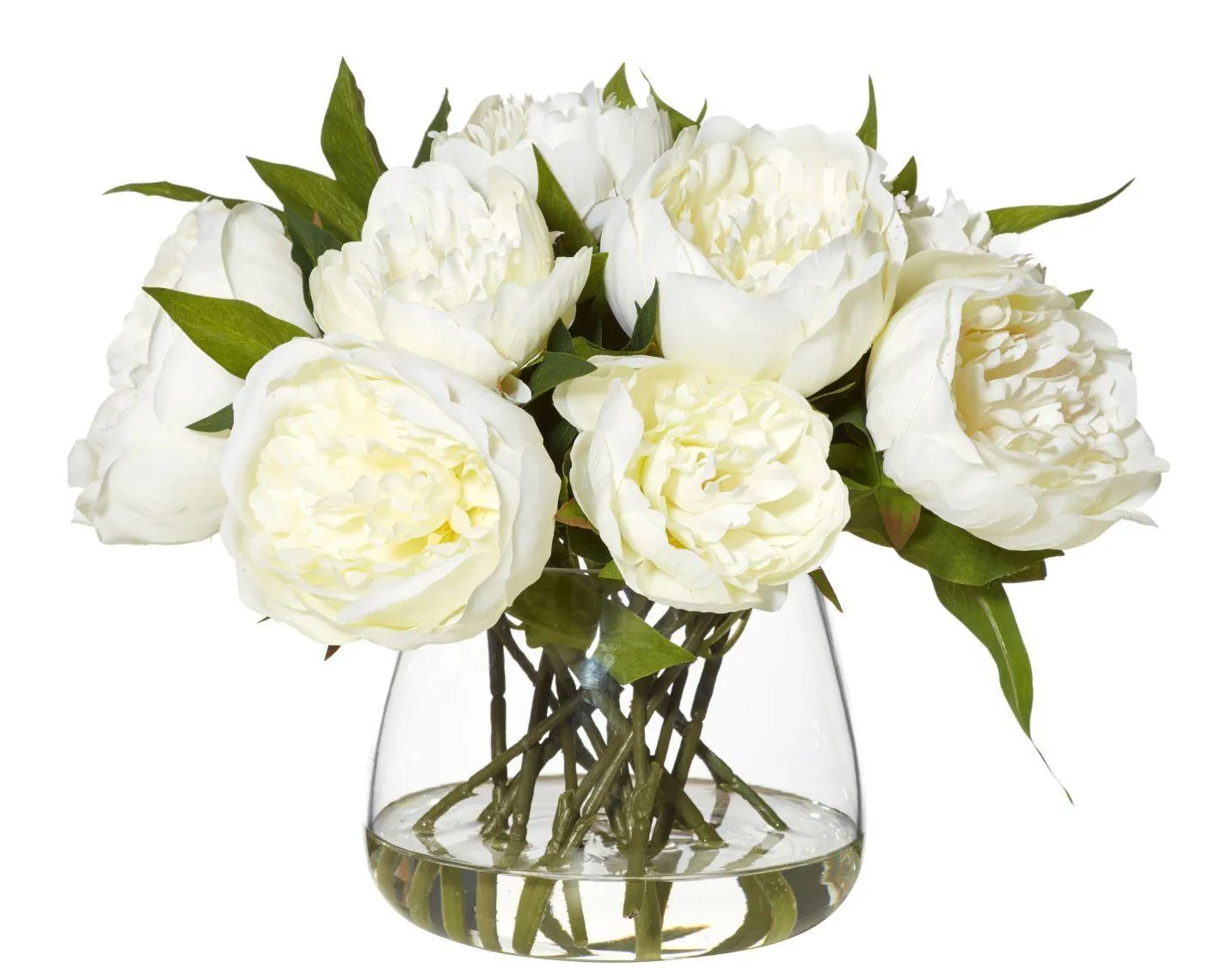 Classic Peony Bowl- White