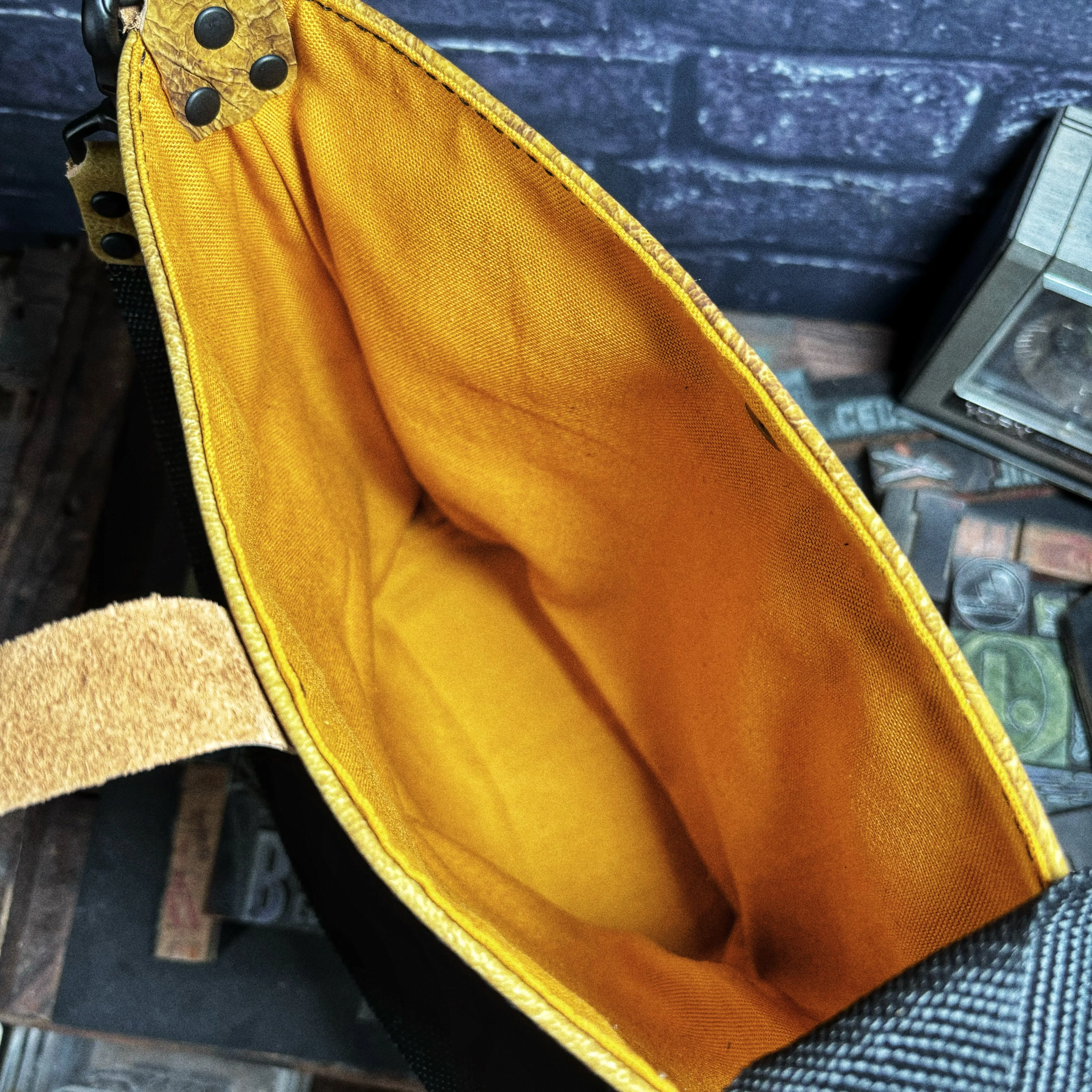 Dinosaur Skin Handmade Green Leather Crossbody Bag