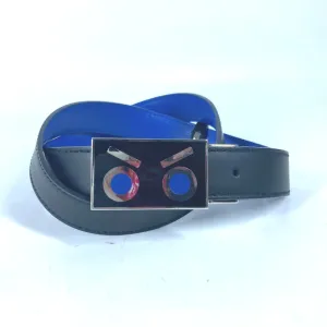 FENDI belt leather black monster