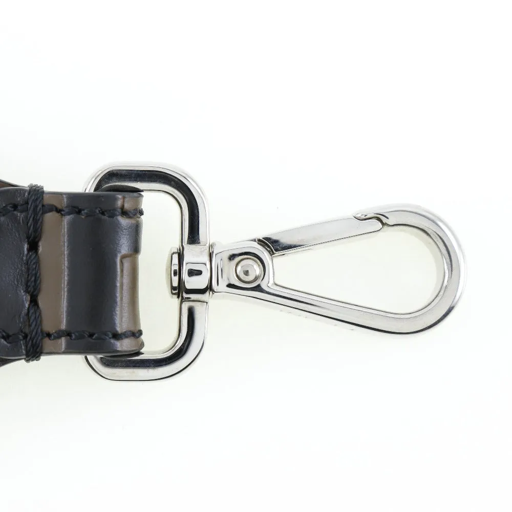 FENDI charm leather Brown key ring FF logo Women(Unisex) Used