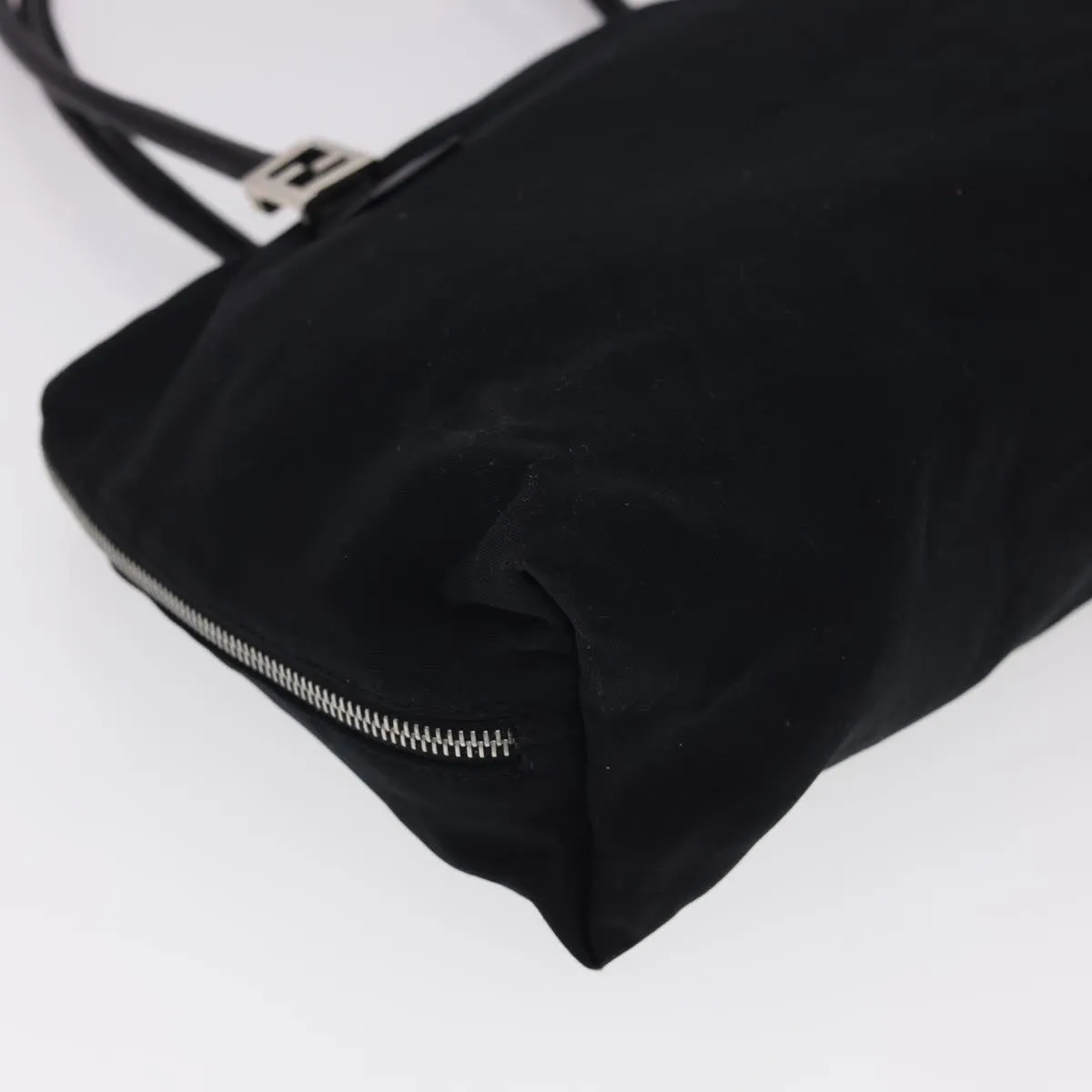 FENDI Hand Bag Nylon Black  bs4809