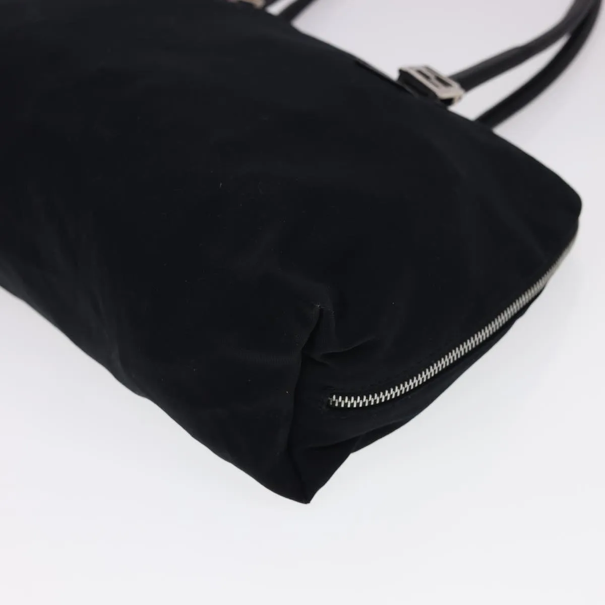 FENDI Hand Bag Nylon Black  bs4809