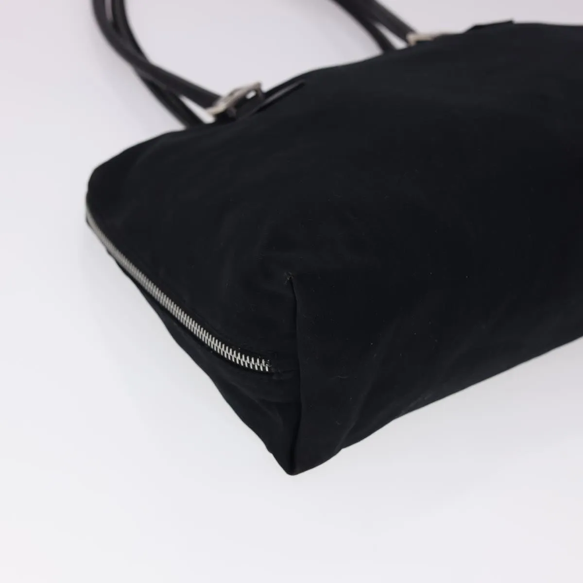 FENDI Hand Bag Nylon Black  bs4809