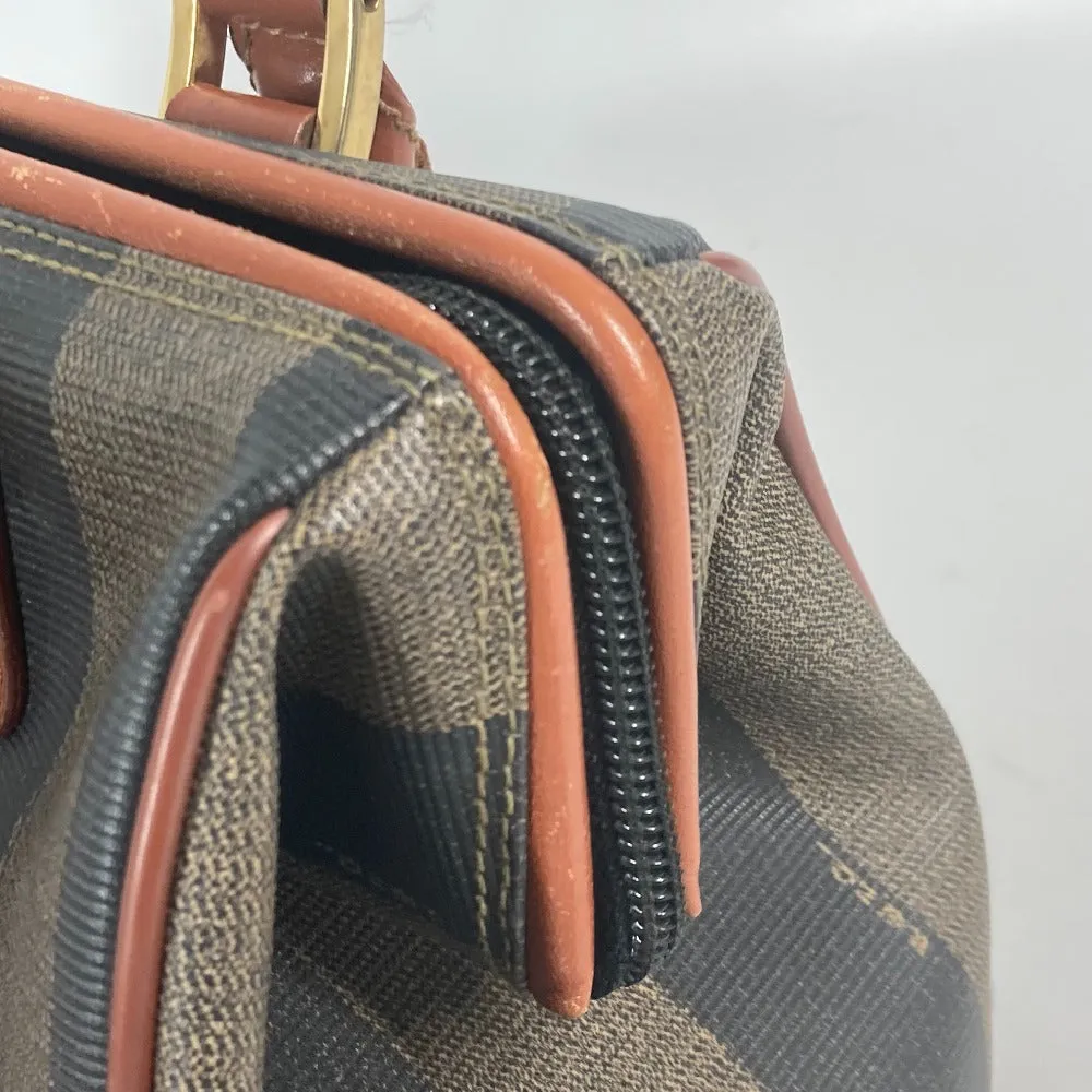 FENDI Handbag PVC / Leather green vintage Pecan Women Used