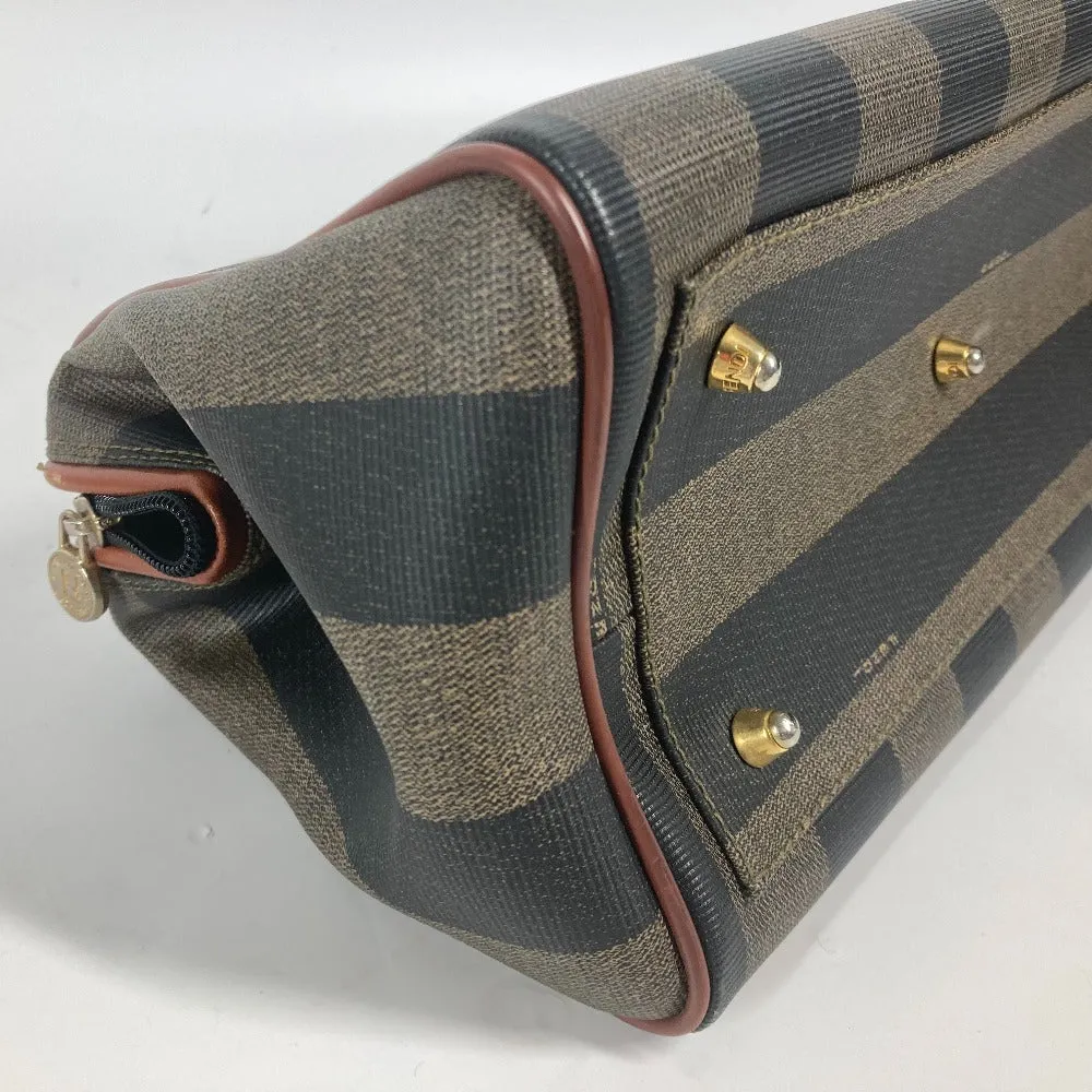 FENDI Handbag PVC / Leather green vintage Pecan Women Used