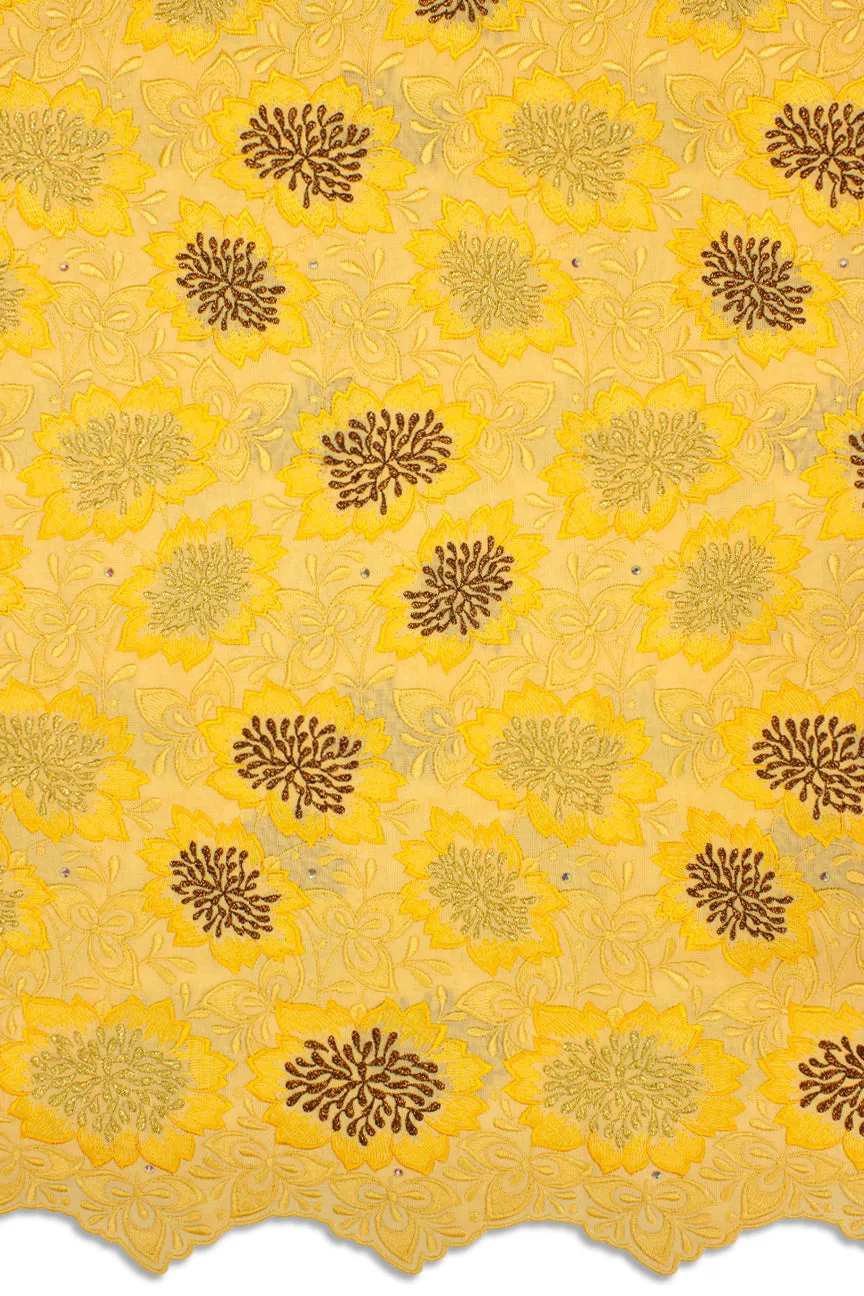 FSL635 - Stunning Fine Lace - Sunshine Yellow