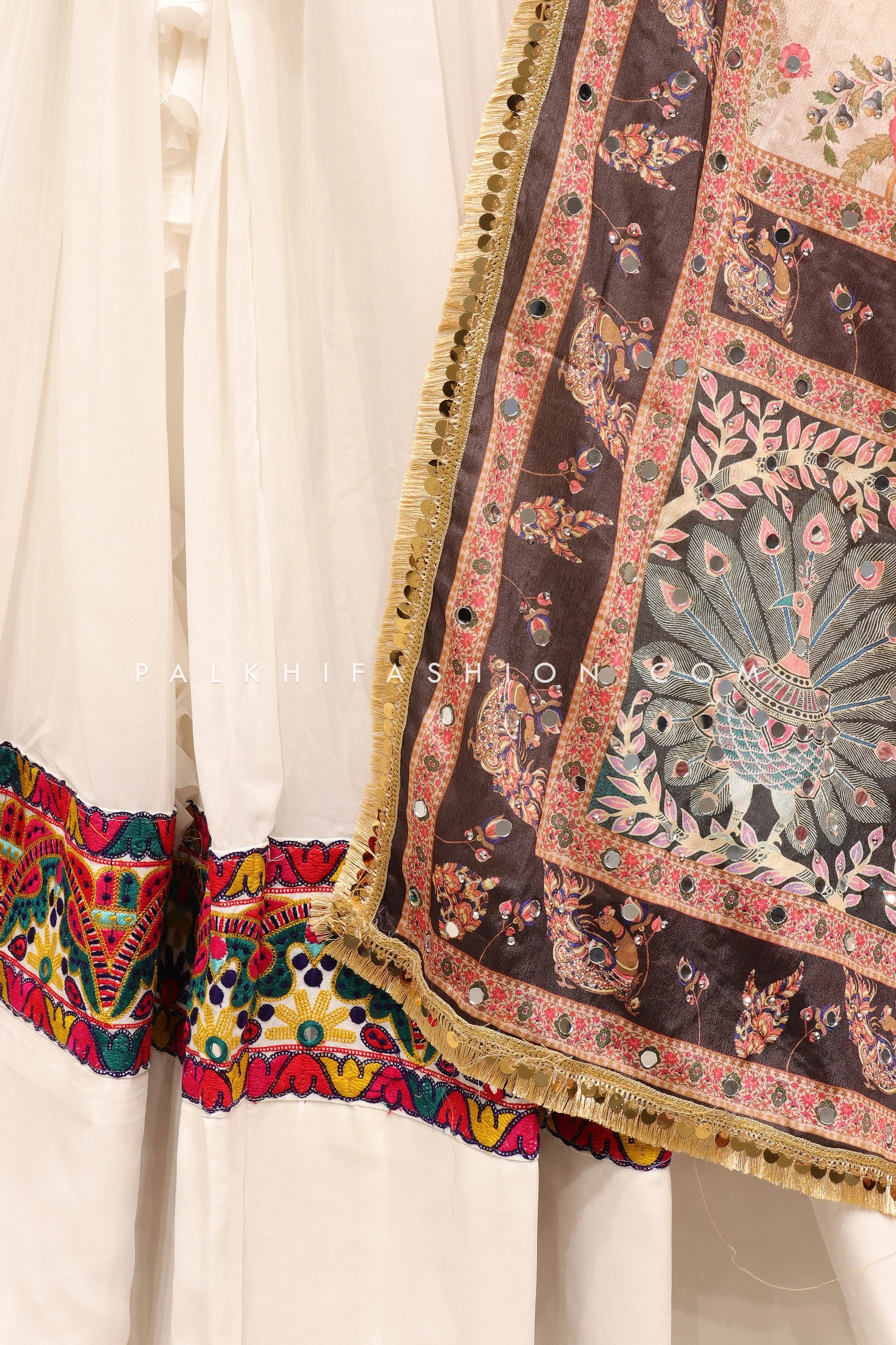 Full Flair Multicolor Navratri Chaniya Choli With Stunning Dupatta