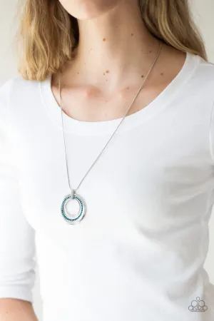 Gather Around Gorgeous - Blue - Paparazzi Accessories