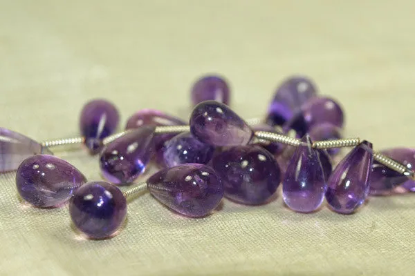 Gorgeous Amethyst tear drops!