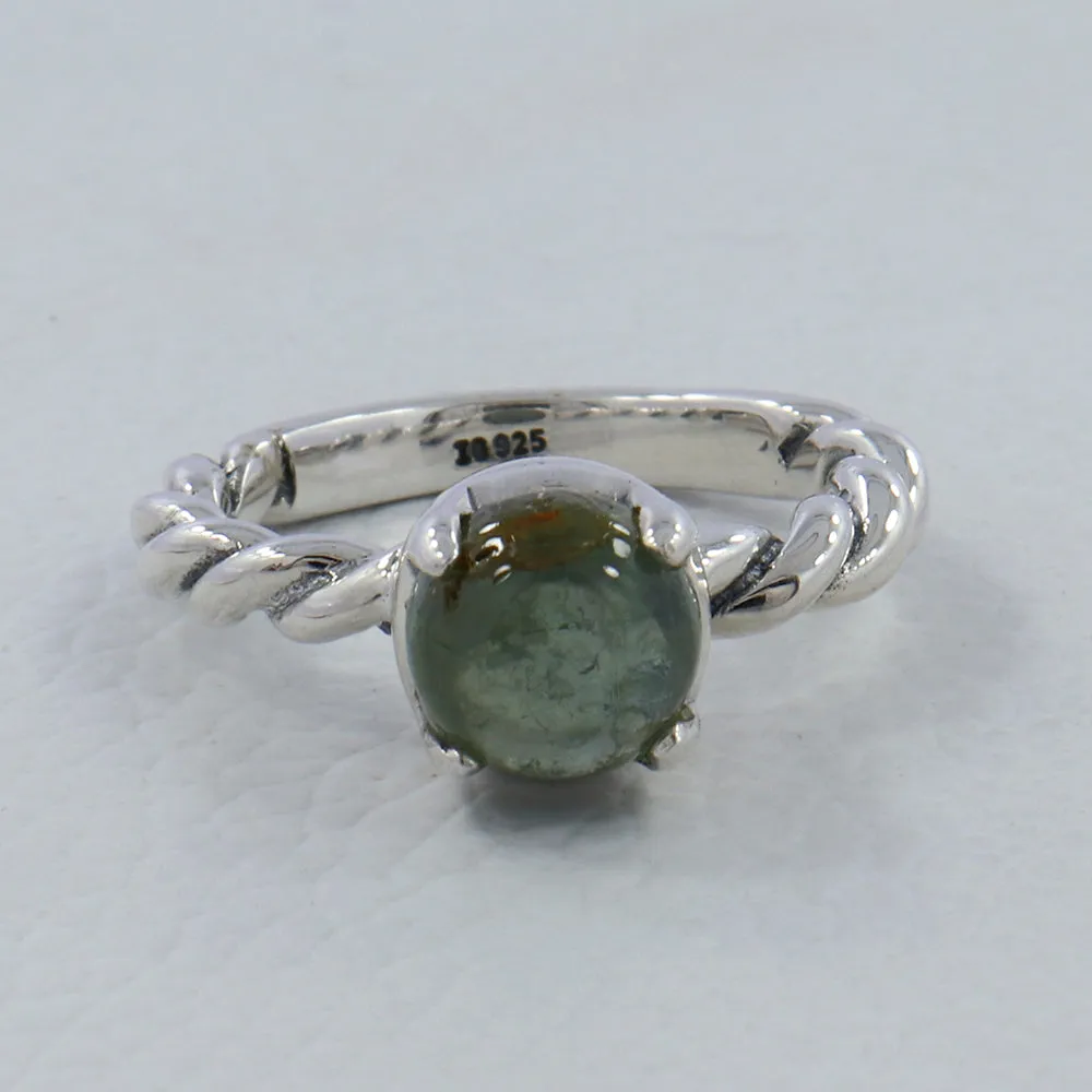 Gorgeous Blue Rainbow Moonstone Gift Ring