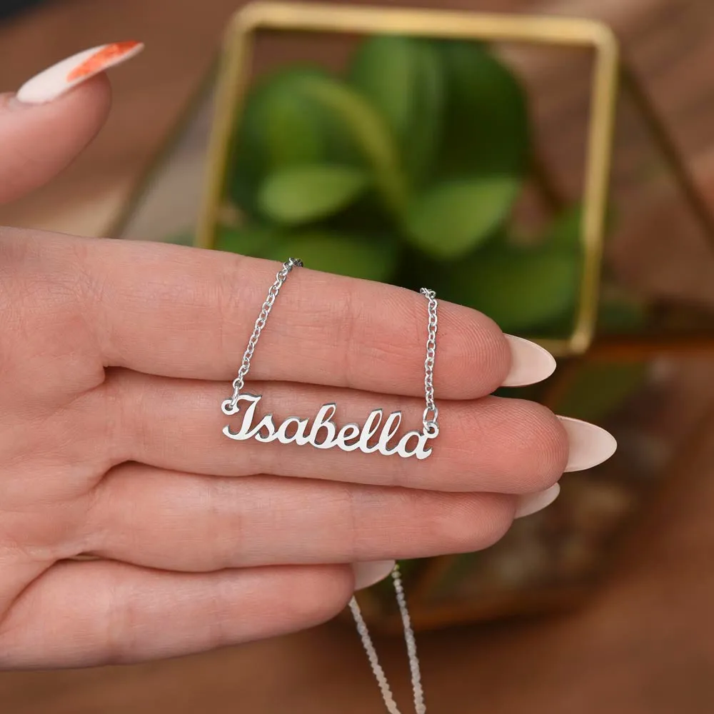 Gorgeous Custom Name Necklace!