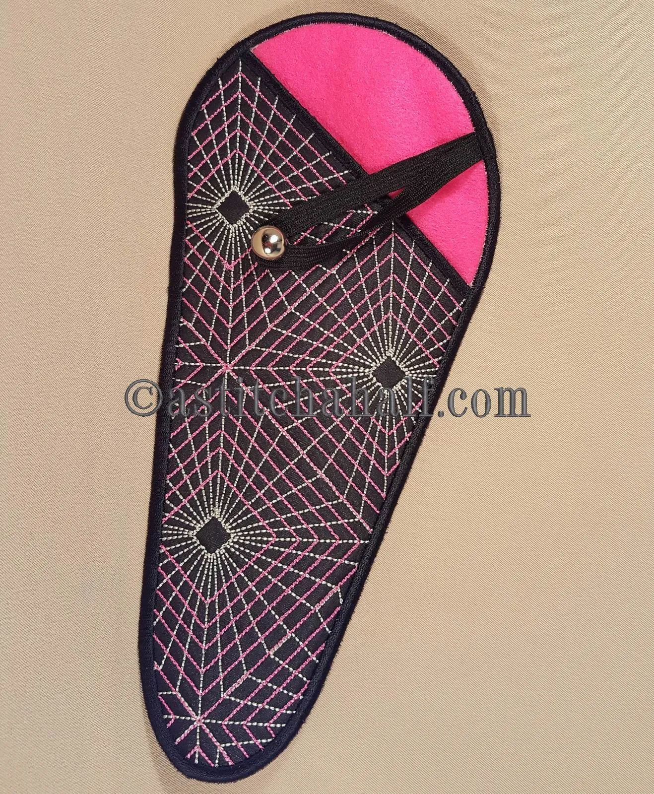 Gorgeous Geometric Scissor Cases with Fob