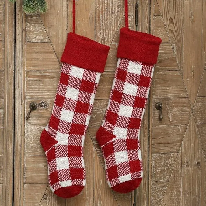 Gorgeous Gingham Stocking