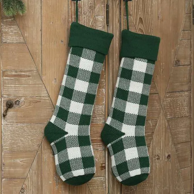 Gorgeous Gingham Stocking