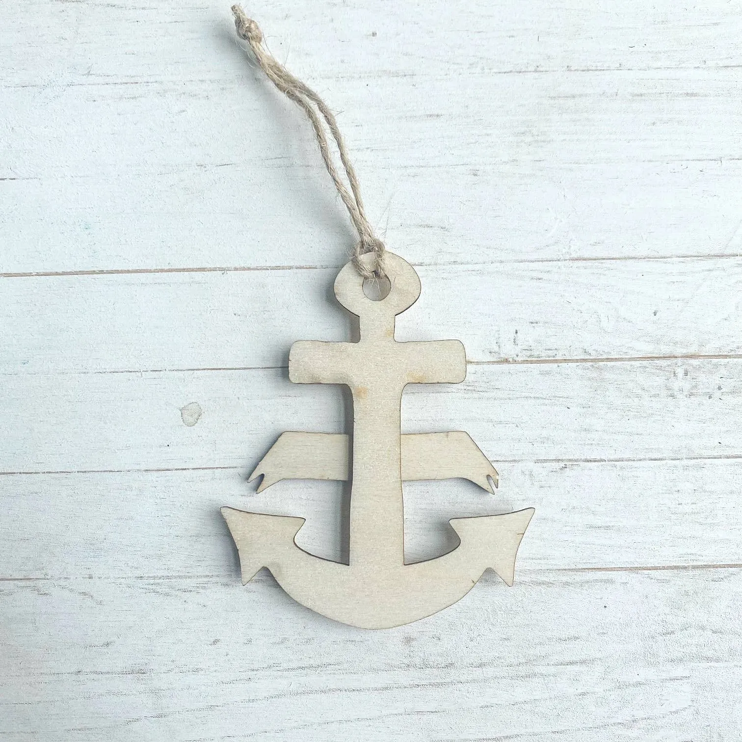 Gorgeous Little Bits - Anchor Moelfre engraved Mini Hanging Decoration