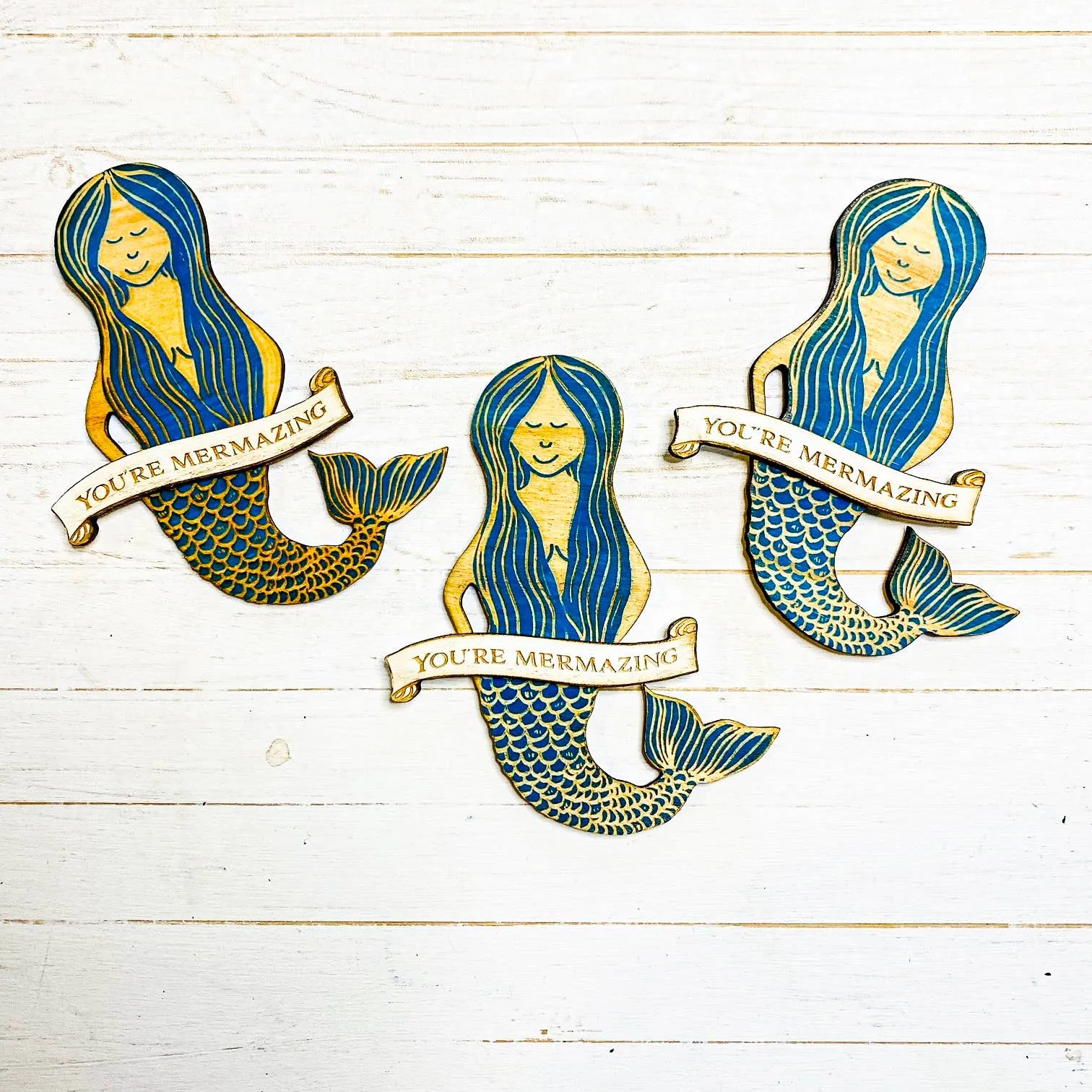 Gorgeous Little Bits - 'You're Mermazing' Mermaid Magnet
