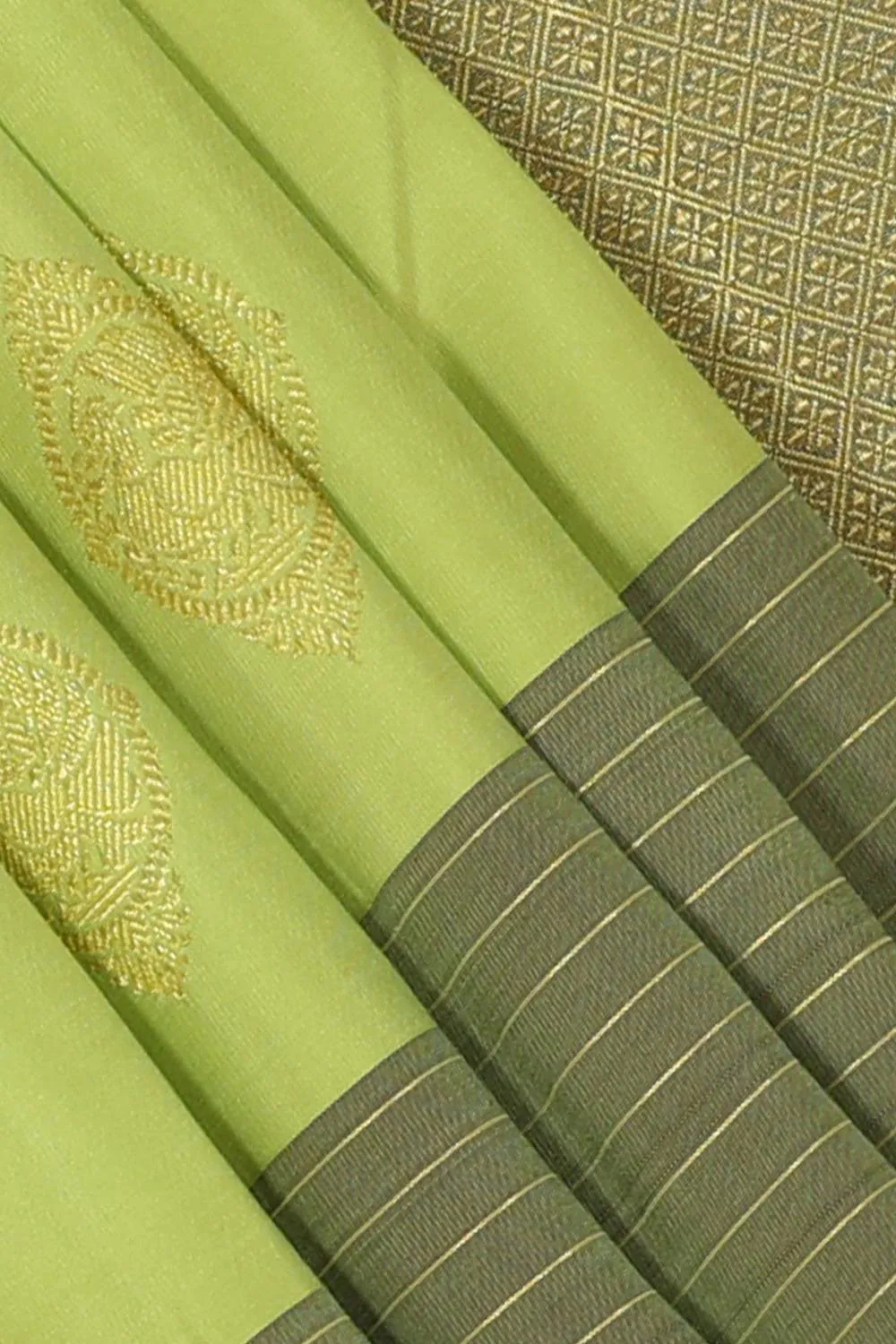 Gorgeous Mint-Green Saree