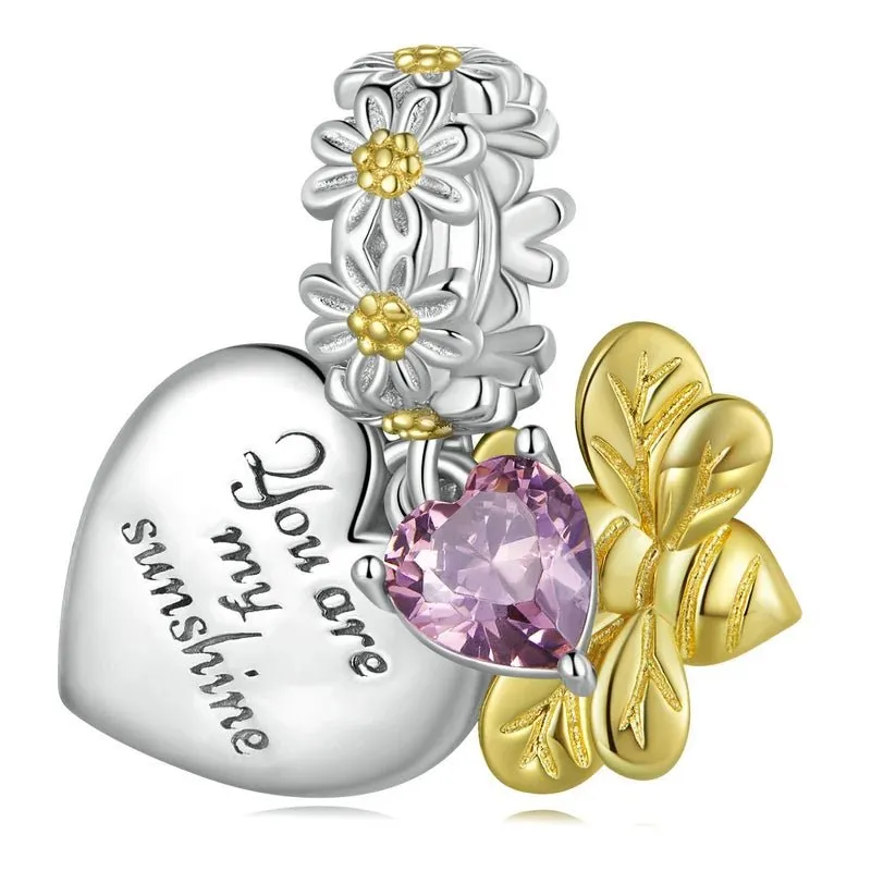 Gorgeous Pink Teacup Charm