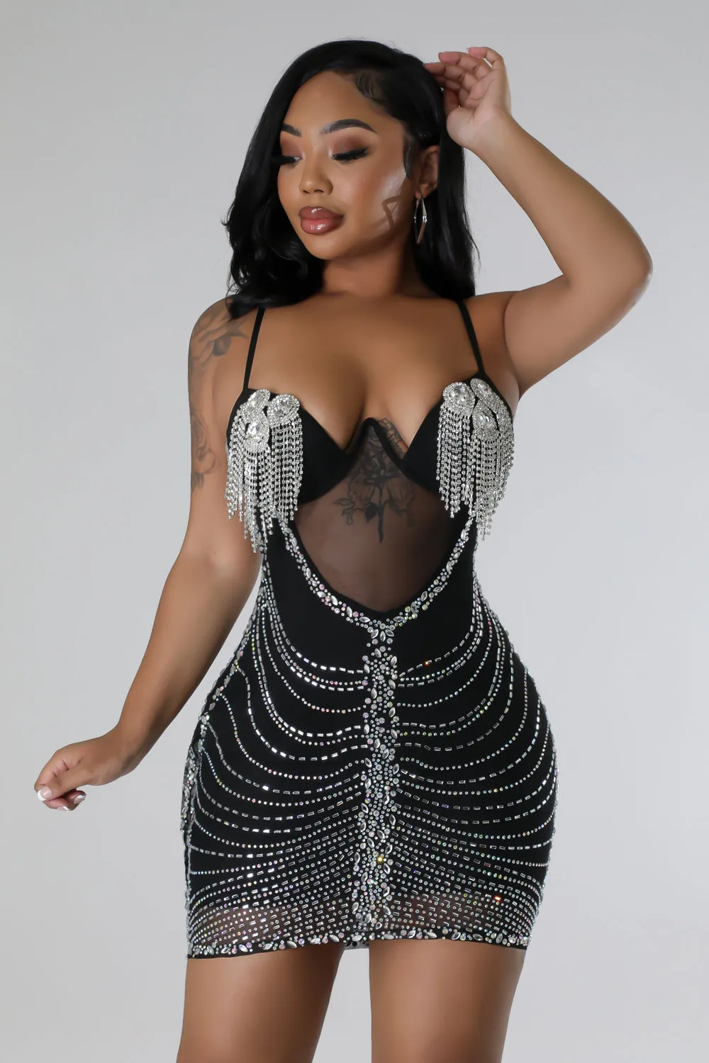 Gorgeous Sheer Mini Dress