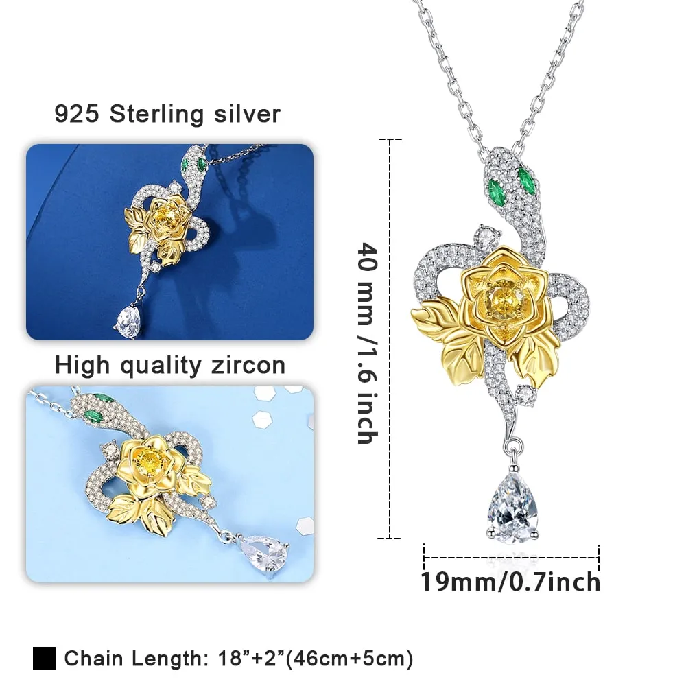 Gorgeous Snake Necklace Jewelry