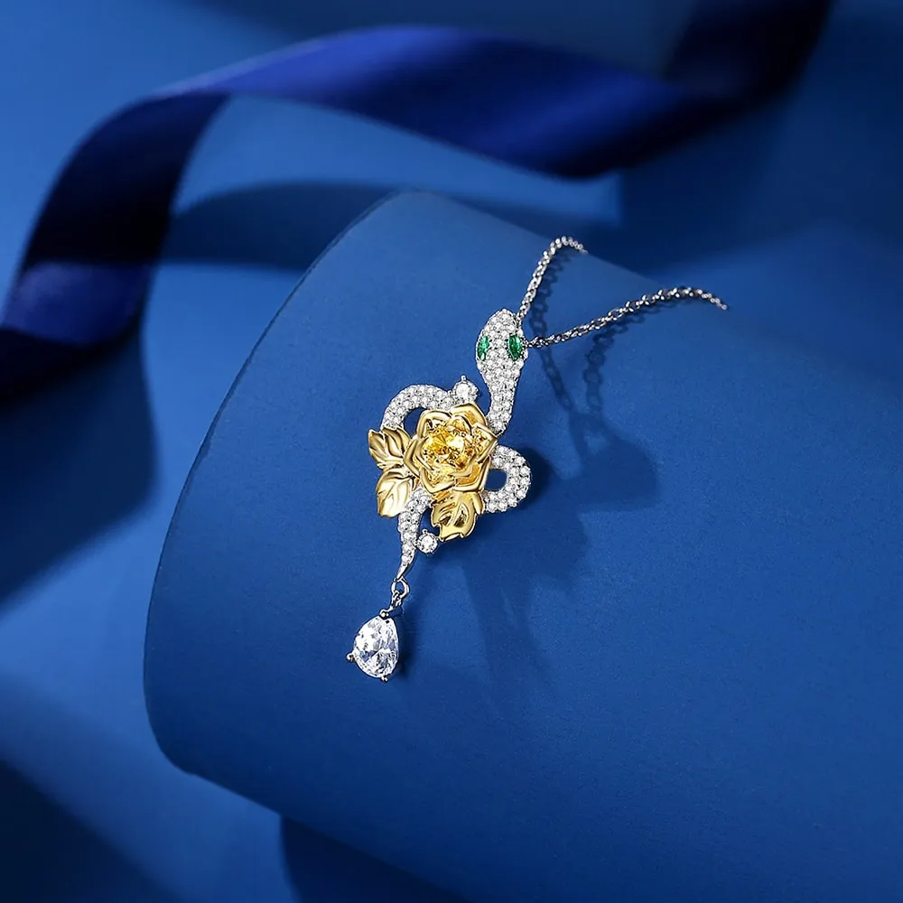 Gorgeous Snake Necklace Jewelry